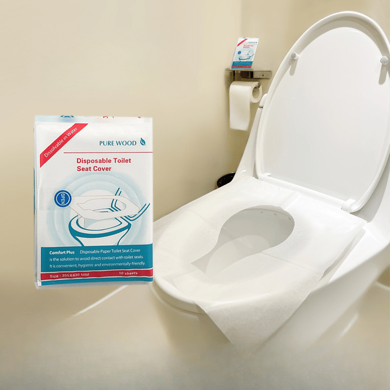 50pcs Einweg Toilettensitz Auflage Abdeckung WC Cover Schutz