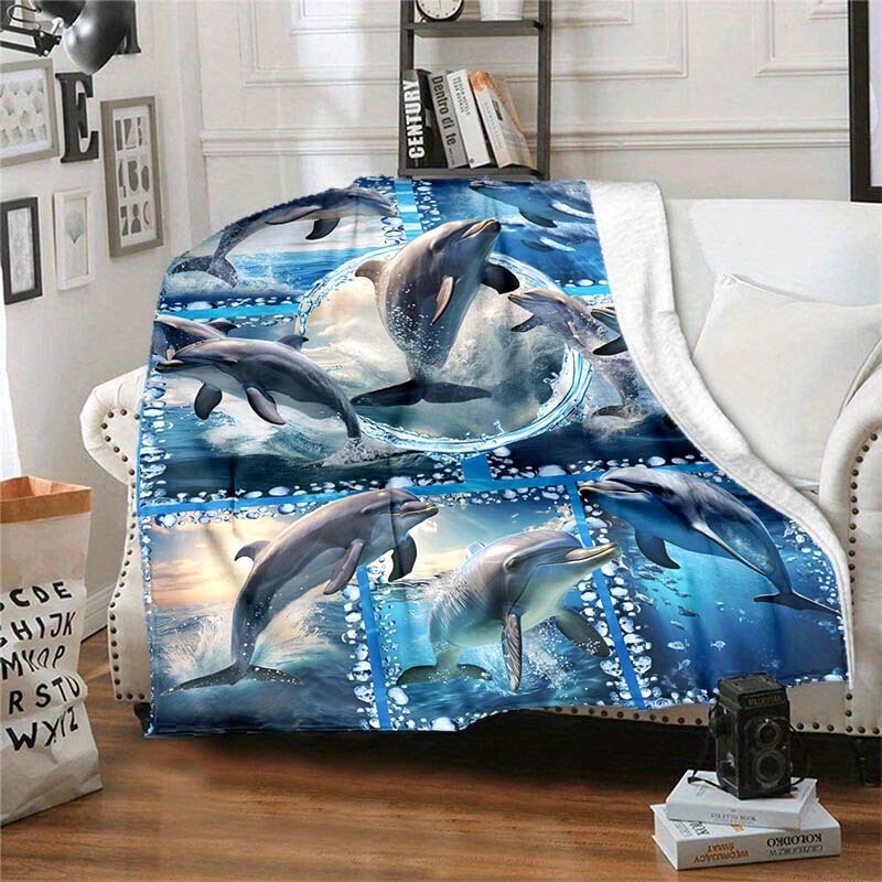 Dolphin blanket 2025 king size