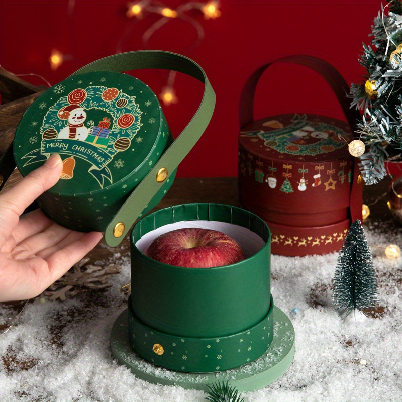 Caja de regalo de Navidad Piñata Color verde y rojo Suministros de fiesta  de Navidad Decoraciones de Navidad