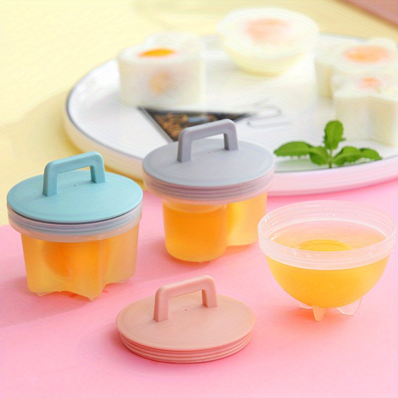 Silicone Egg Cooker Cup Maker Hard Boil Egg Mold Kitchen Divider Tool Kit