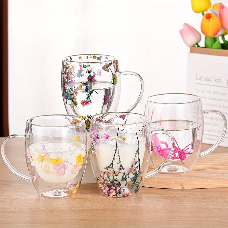 Creative Glass Cute Coffee Cup Mug Borosilicate Glass HeatResistant for  Children