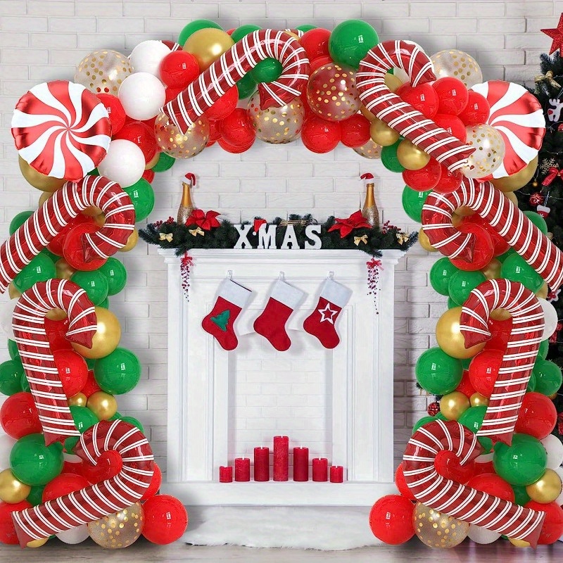 122 Piezas Kit Arco Guirnalda Globos Navidad Decoración - Temu Chile