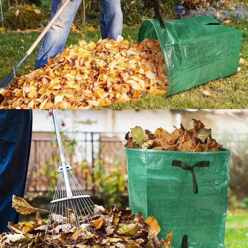 Reusable Heavy Duty Garden Bags,organize Your Garden With This Large  Capacity Carry-on Leaf Bag - Perfect For Leaf And Toy Storage - Temu