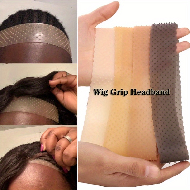 

Silicone Wig Grip Band, Transparent Non Clip Wig Grip Headbands, Comfort Elastic Wig Accessories, Ideal Choice For Gifts