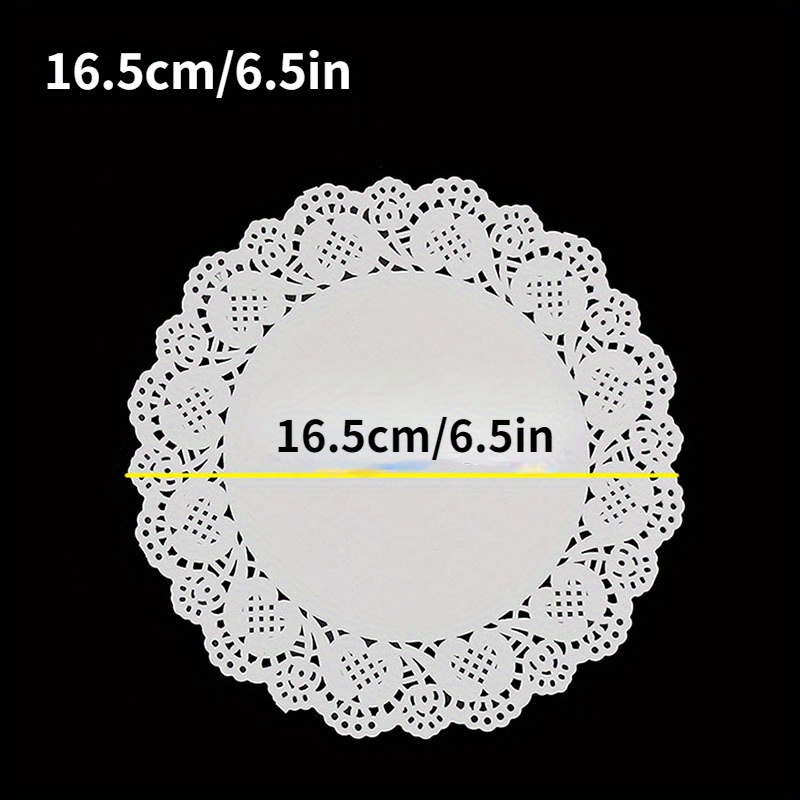 Round Lace Paper Doilies Doilies Placemats Grease Absorbent - Temu