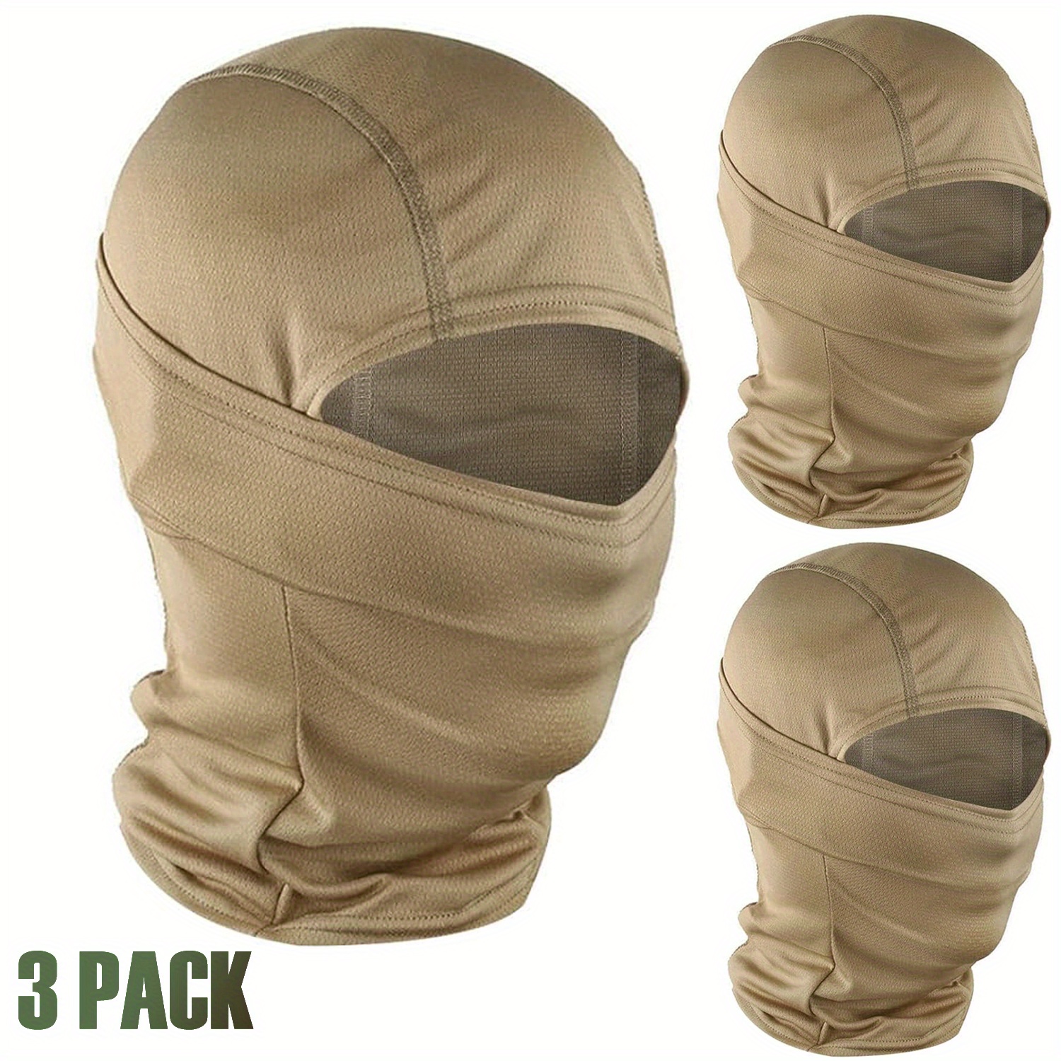 3pcs Military Camo Face Mask Balaclava Hood Headwear For Men Women Training Cycling  Ski Windproof Hunting Face Cover - Sports & Outdoors - Temu