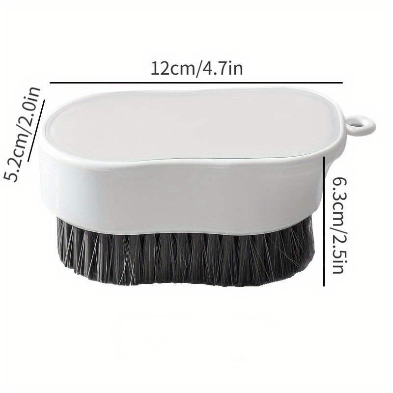 Household Soft Bristle Cleaning Brush with Soap Function