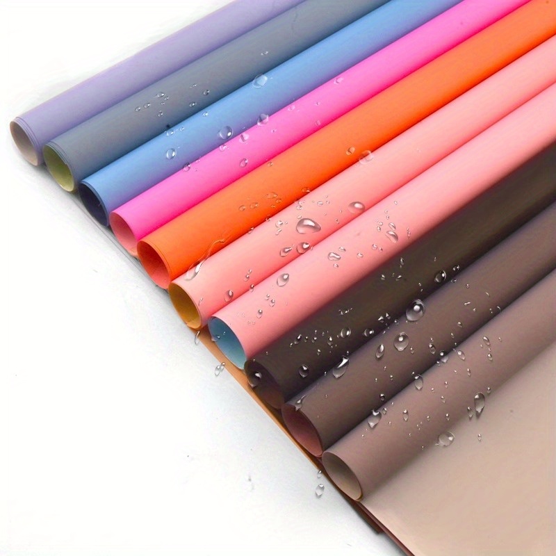 Papel Coreano/Double Sided Color Flower Wrapping Paper Waterproof 20Pcs