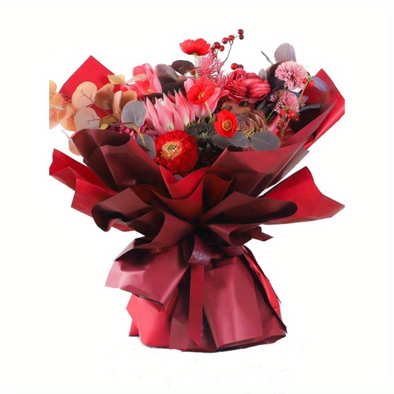Double Sided Color Thickened Waterproof Floral Wrapping - Temu