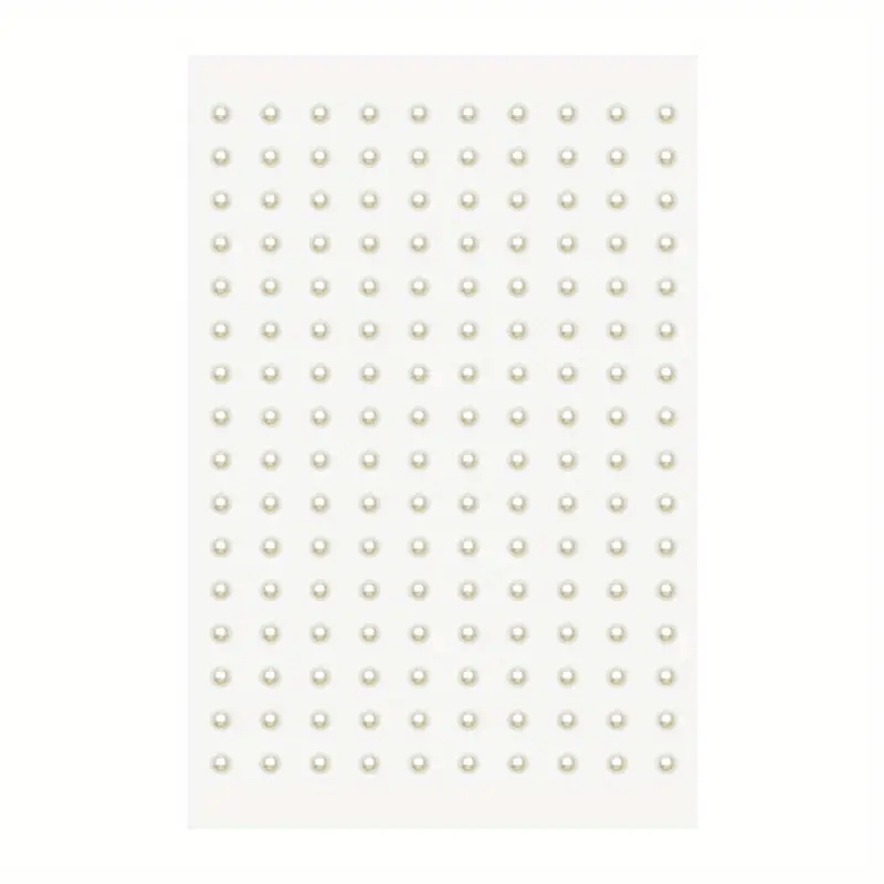 Hair Face Pearls Stick On Self Adhesive Pearls Stickers - Temu