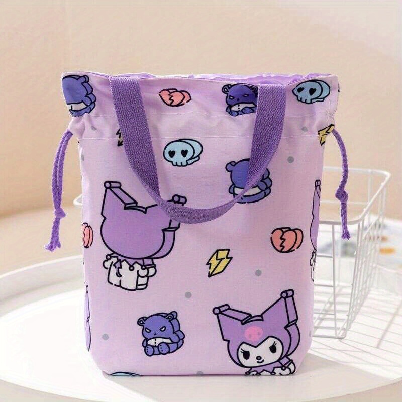 Sanrio Drawstring Bag for Lunch Box Kuromi