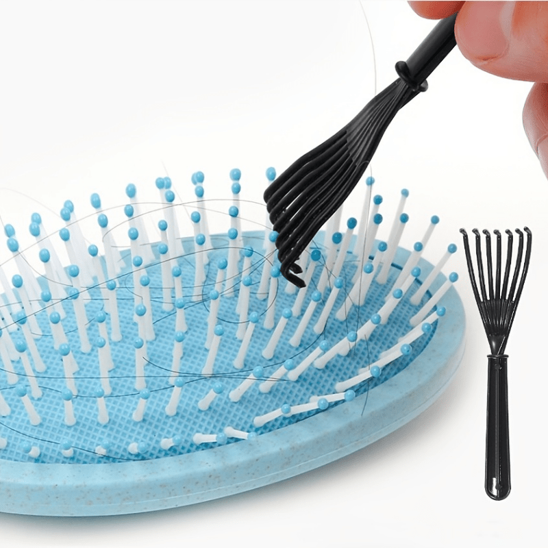 2In1 Comb Cleaning Brush Hairbrush Cleaner Rake Comb Embedded Tool Mini  Hair Dirt Remover for Removing Hair Dust Home Salon Use