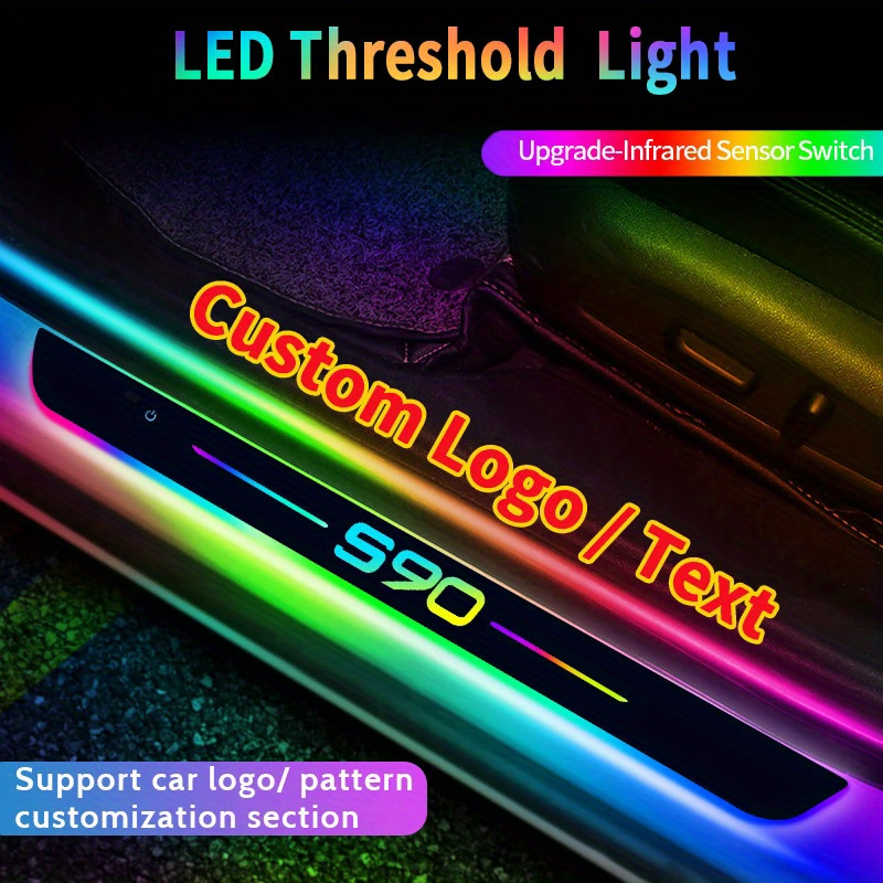 Für V50 Auto Accesorios Auto Tür Sill Licht Logo Projektor Lampe Power  Moving LED Willkommen Pedal - Temu Switzerland