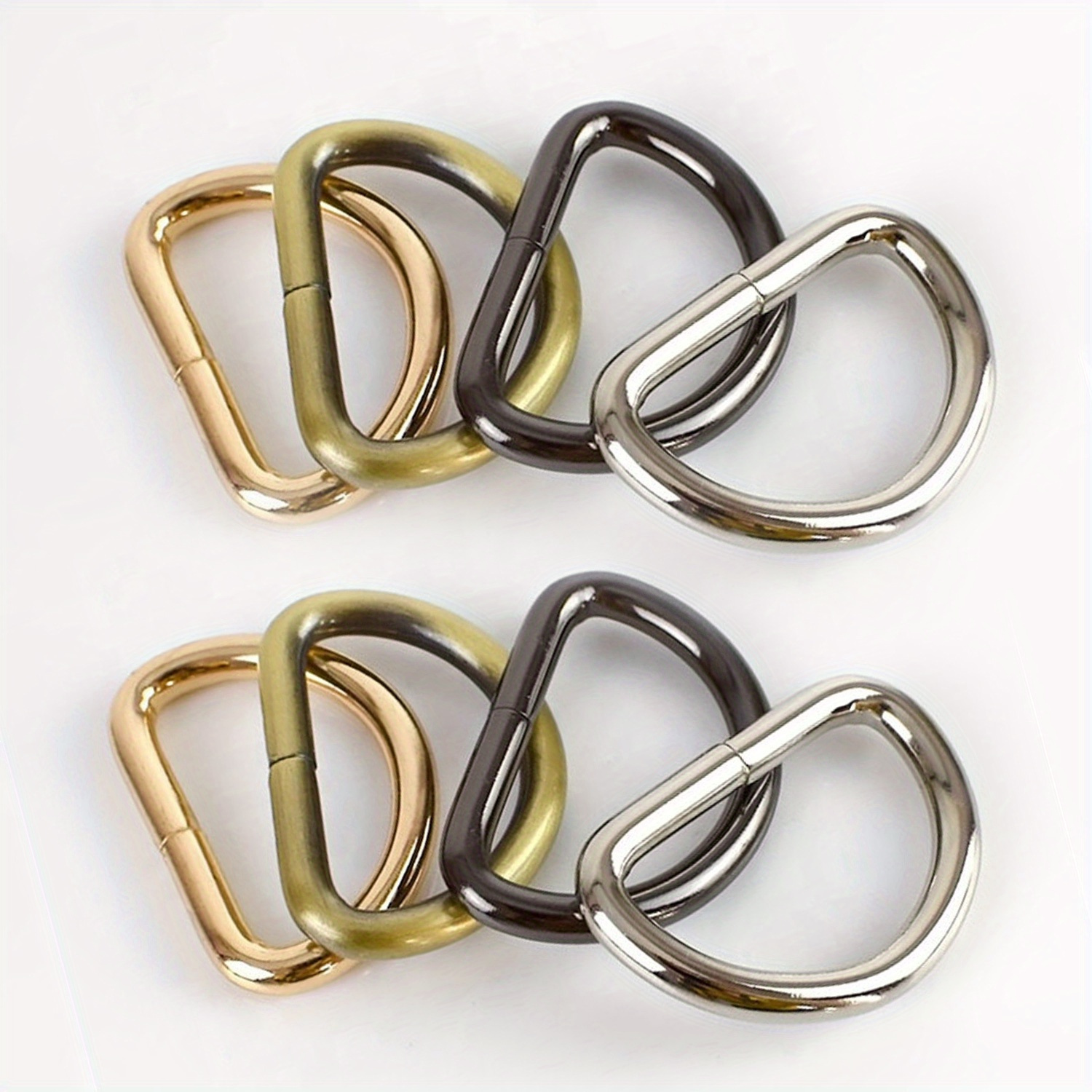 6 Sizes Silvery Metal O ring Multifunctional Heavy Duty - Temu