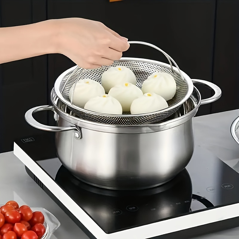 304 Stainless Steel Steam Basket Large Hole Rice Cooker