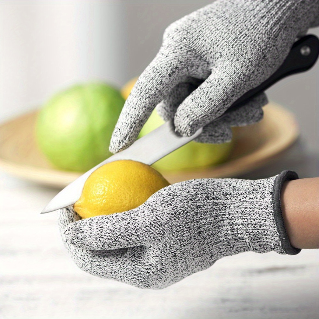 5 level Cut Resistance Durable Work Gloves Kitchen Wood - Temu