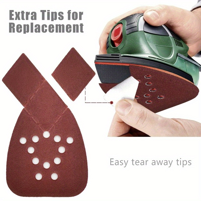 Mouse Sander Sandpaper With Extra 2 Tips For Replacement Detail