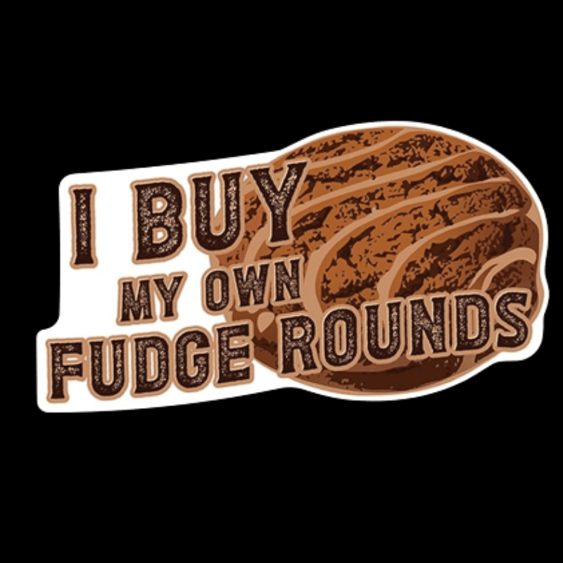 English Sentence For I Buy My Own Fudge Rounds Decal Sticker Temu