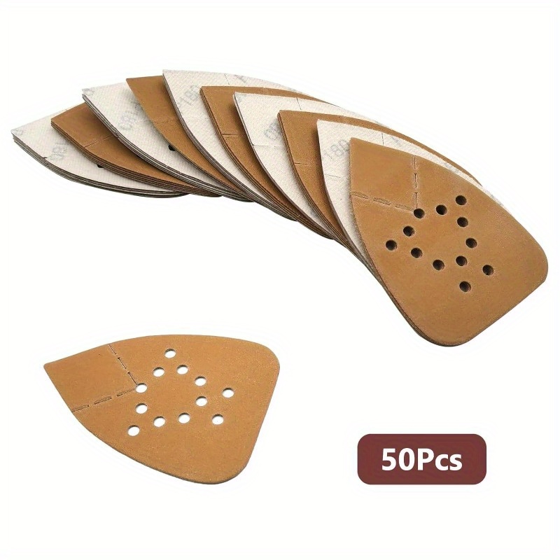 Mouse Sander Sandpaper, Detail Sander Sanding Pads, 12 Holes Hook And Loop  Black And Decker Mouse Sander Pads - Temu