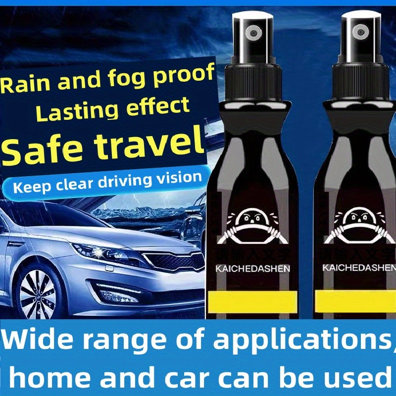 Car Glass Rain And Fog Repellent Glass Coating Long Lasting Rain And Fog  Repellent - Temu