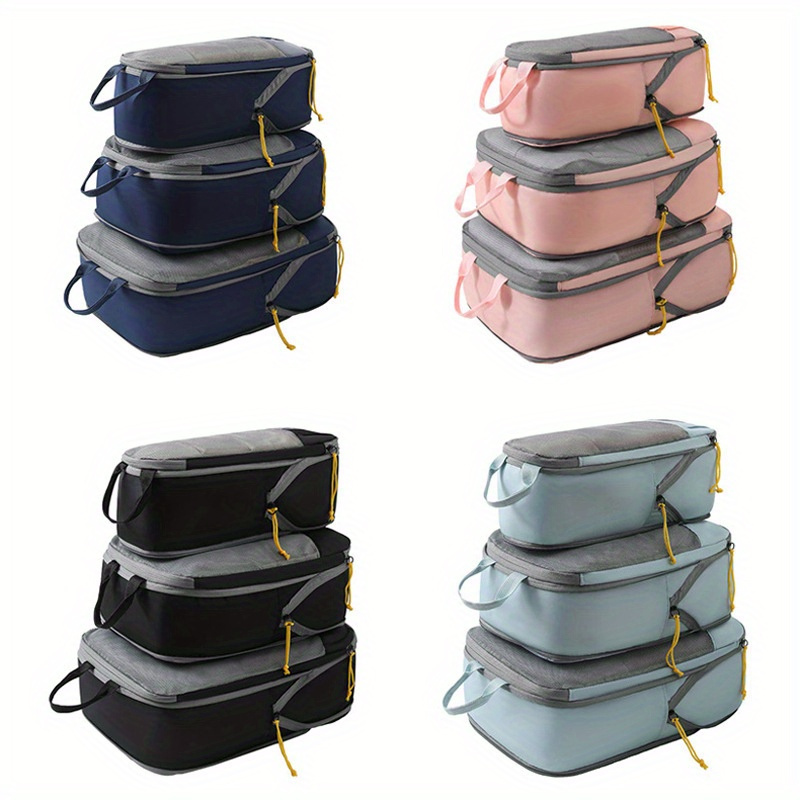 Large-size 40*60cm Hand-rolling Vacuum Compression Bag Compression Packing  Cubes Vacuum Bag Storage Bag Clothes Storage Clothes Organizer Travel Bag  Set For Travel College Dorm School Vacation Holiday Suitcase Luggage Back  to School