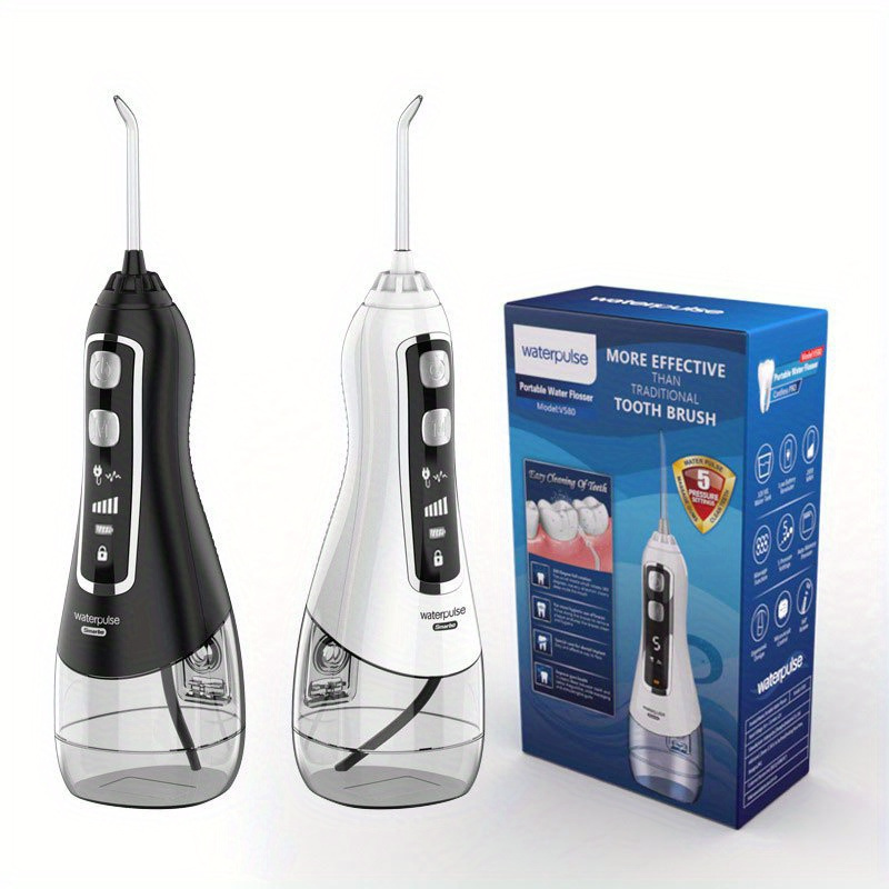 waterpulse v580 portable 320ml household electric dental filling device dental cleaner and dental protector details 2