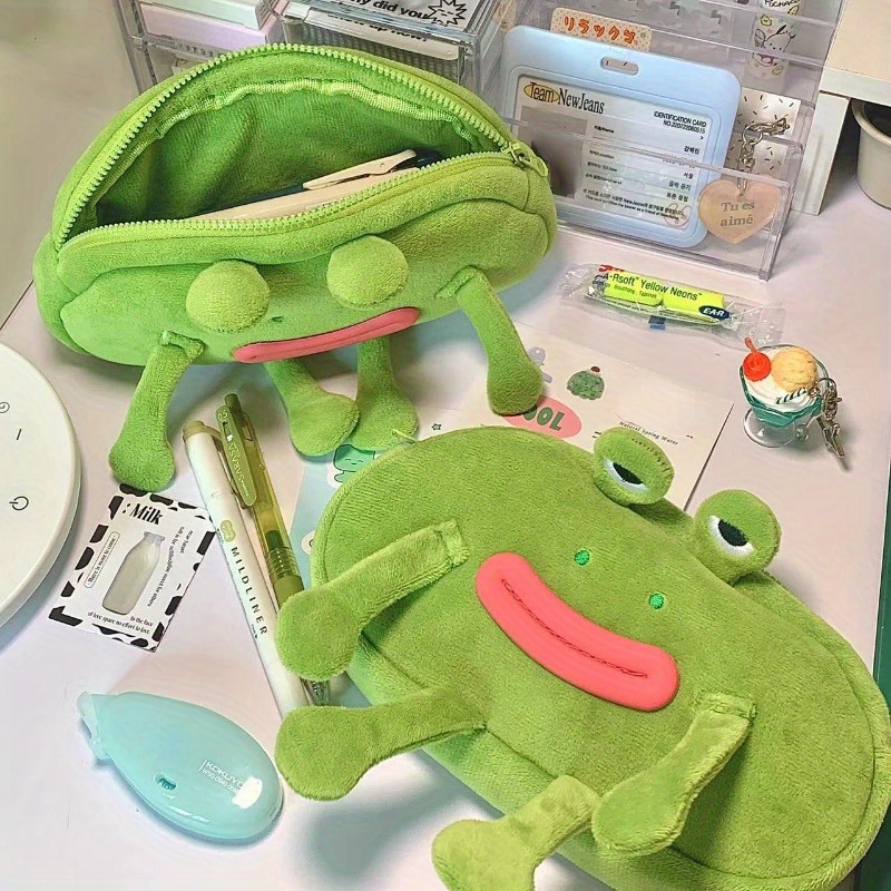 Cute Cartoon Ugly Funny Frog Plush Backpack Small Girls Bag Women