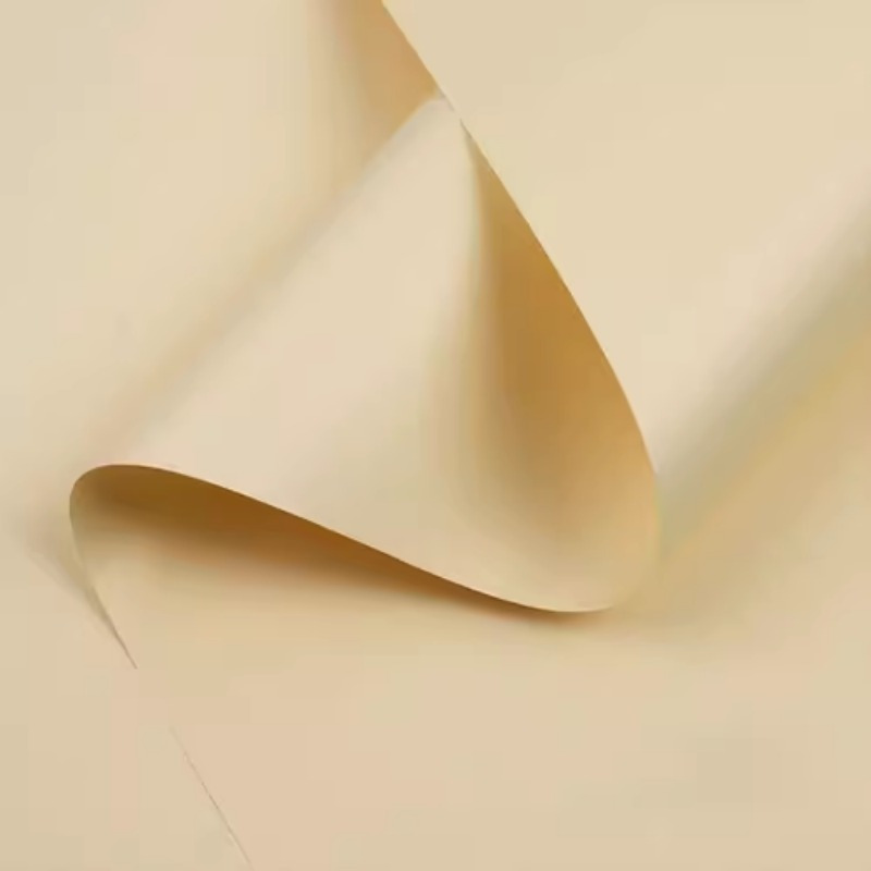Solid ivory wrapping paper