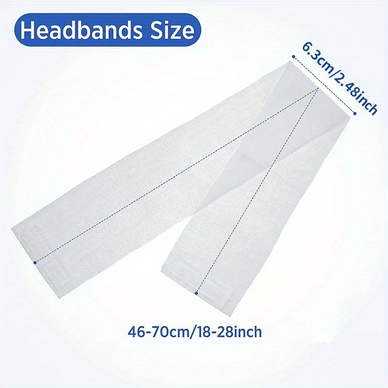 Disposable Beauty Salon Makeup Hair Band Non woven Washing - Temu