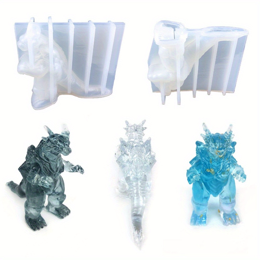 1pc Silicone Dragon Mold For Making Art Crafts, Chocolate, Aromatherapy  Candles, Plaster Soap, Etc.