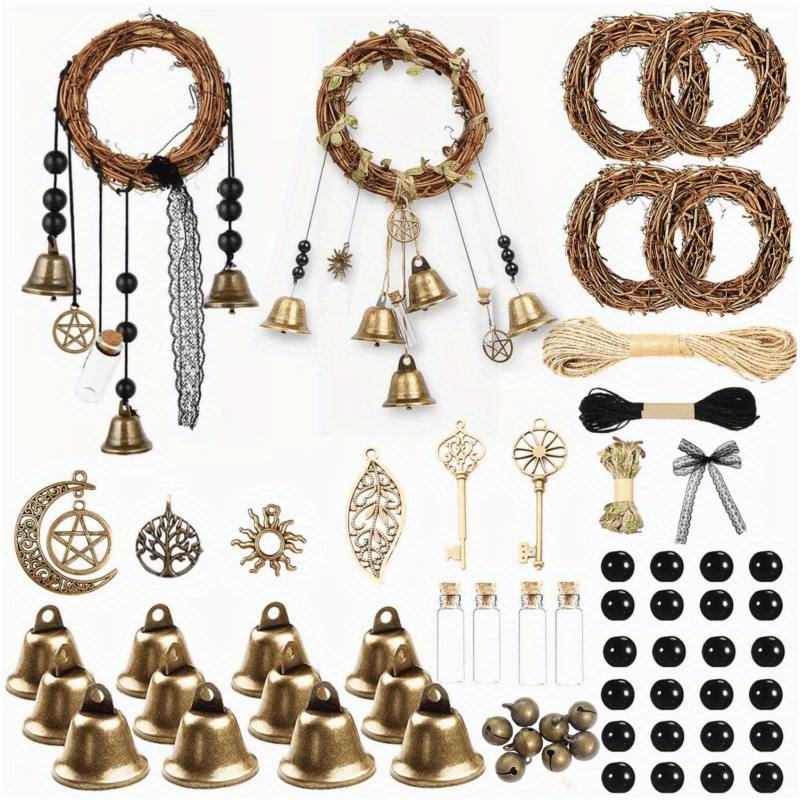 Witch Bells Diy Kit For Door Knob For Protection - Temu
