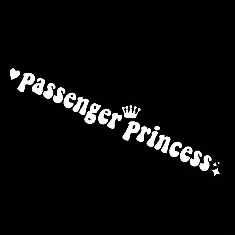 Buy Passenger Princess V2 Wall Decal Art Sticker Decor Car Truck Mom Milf  Funny Cute Make up Mirror Girlfriend Boyfriend Rearview Online in India 