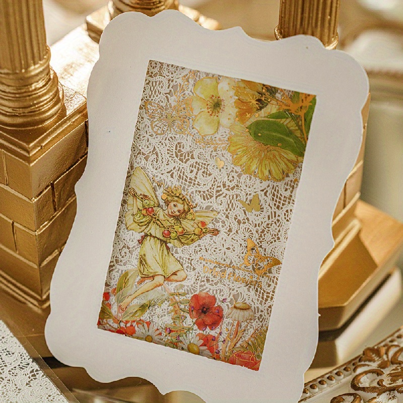 Sticker - Dreamland Garden 5D Embossed Vintage Lace Decorative Stickers