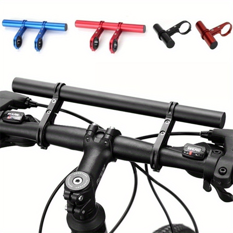 Directin Fahrradlenker 20 cm Fahrradlenker-Extender-Halterung, (für  Montagelenker Durchmesser 25,4mm bis 31,8mm, Doppelte  Mountainbike-Lenkererweiterung), Geeignet für Taschenlampen, Smartphones  und GPS-Geräte