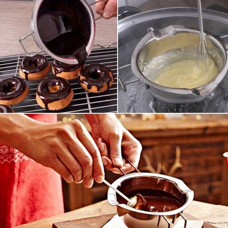 Beurre et café en acier inoxydable, cafetière, mini melting-pot de