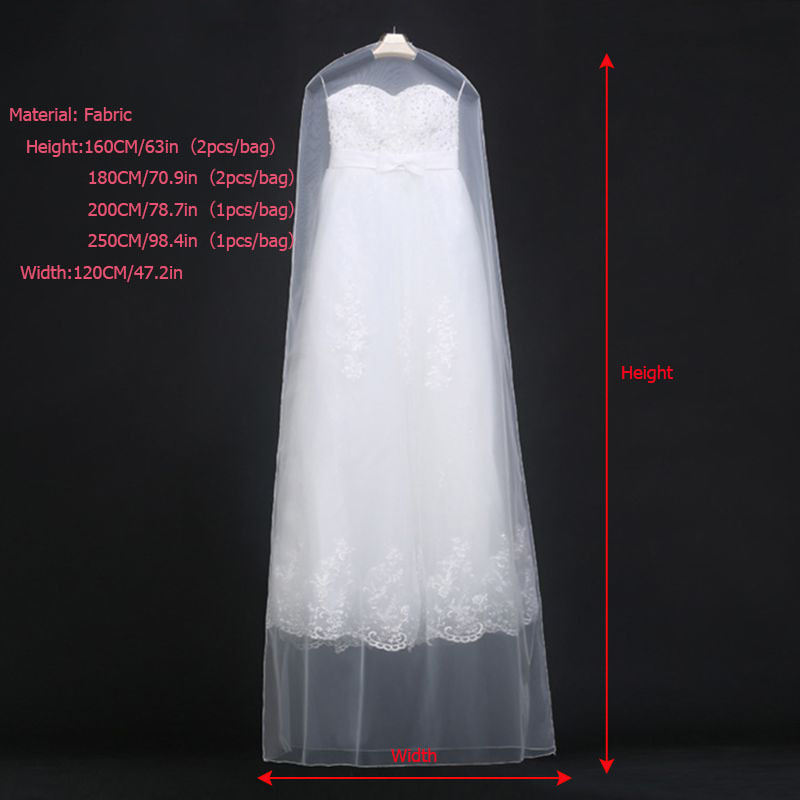 Robe de mariée Robe de mariée Vêtements Housse De Rangement Sac De  Couverture Antipoussière