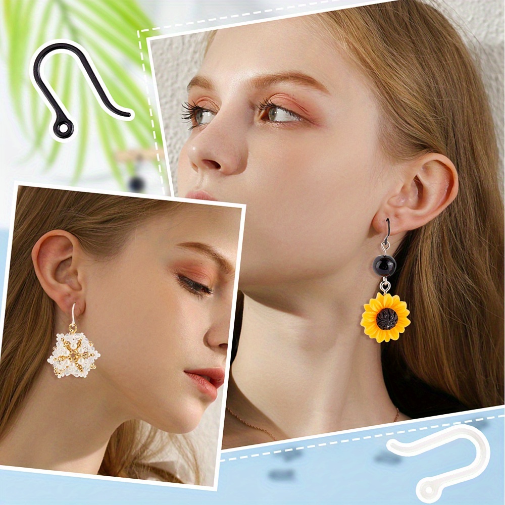 Plastic Earring Hooks Hypoallergenic Earring Hooks Non - Temu Italy