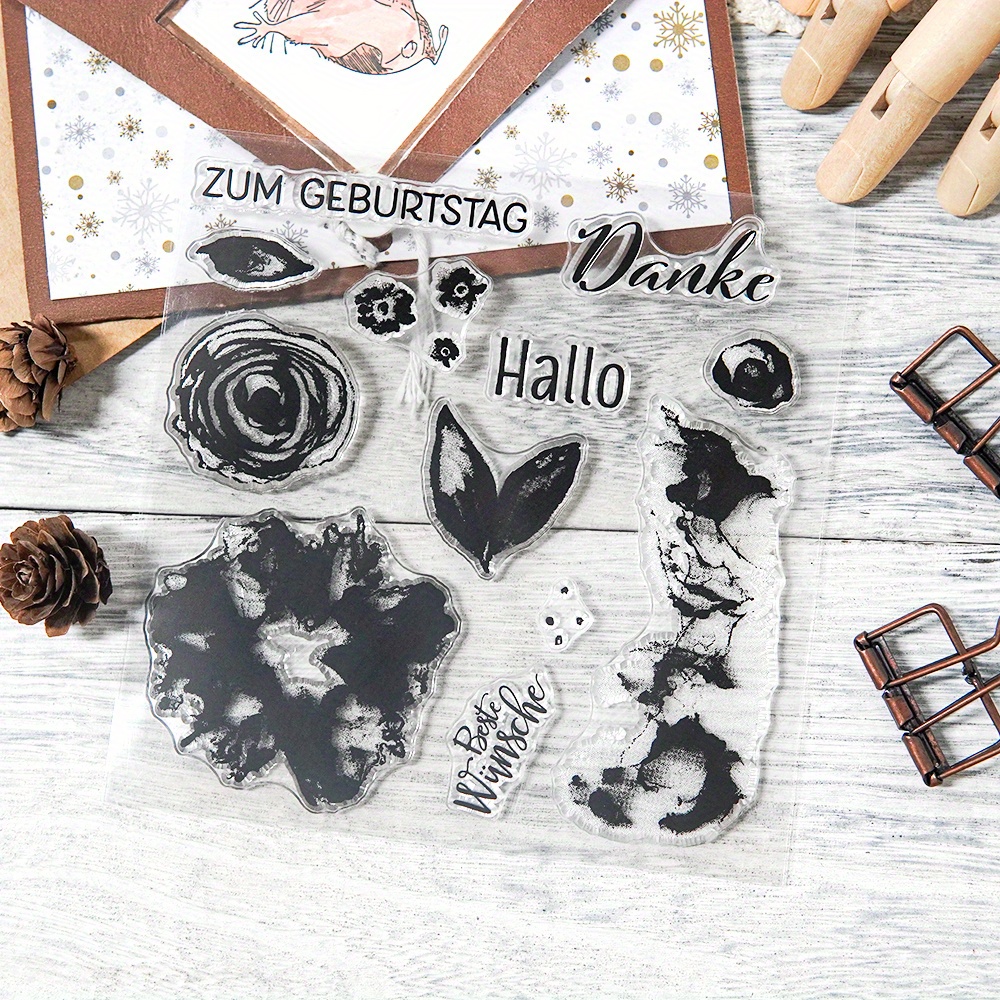 2023 CLEAR STAMP German DIY Scrapbook Card album paper craft