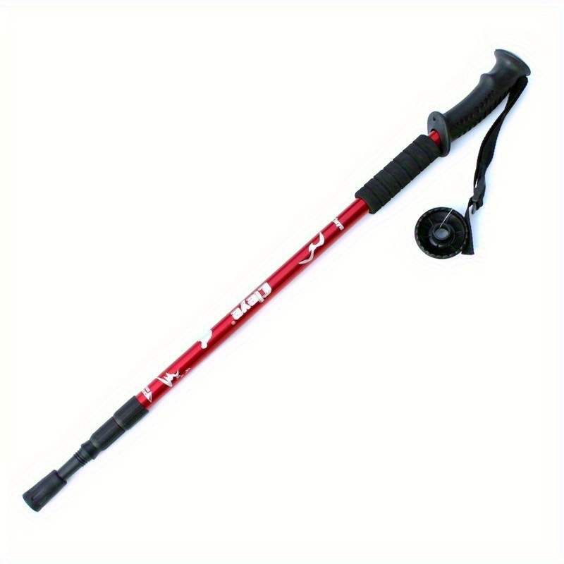 Aluminum Alloy 3 Section Shock-Absorbing Hiking Stick