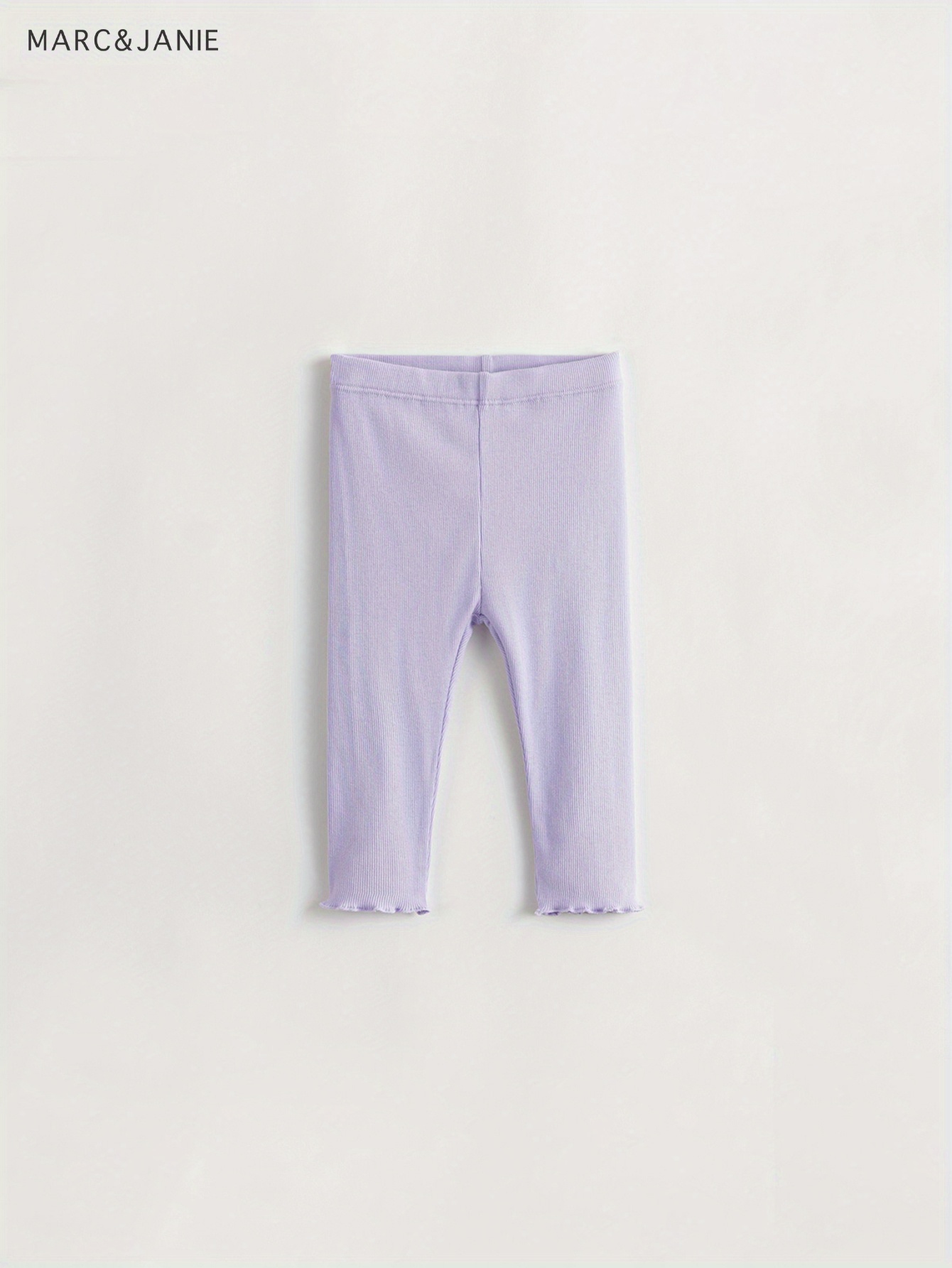 Faux Denim Print Flare Pants Girls Comfy Trendy Leggings - Temu Canada