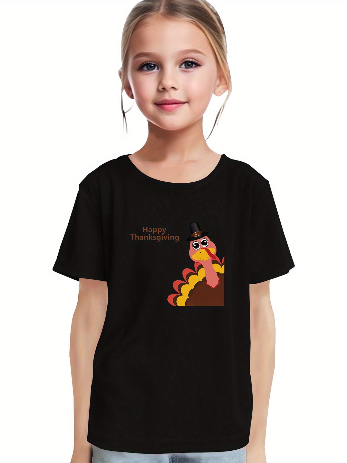 Girls hotsell thanksgiving shirt