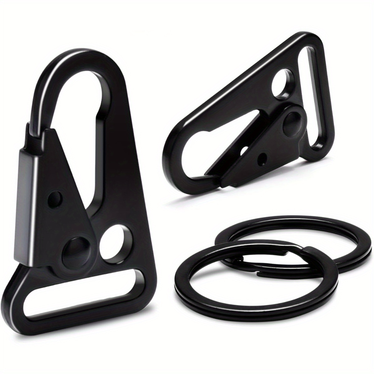 4 Packs Metal Carabiners Keychain Key Clip Hooks Swivel - Temu