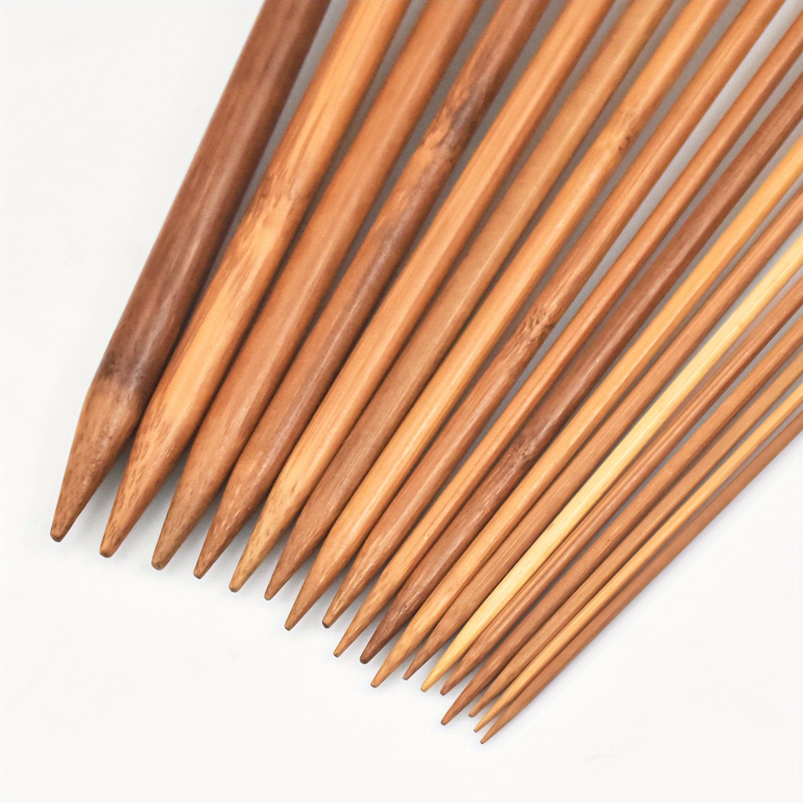 36PCS Bamboo Knitting Needles Set, BetyBedy Single Pointed
