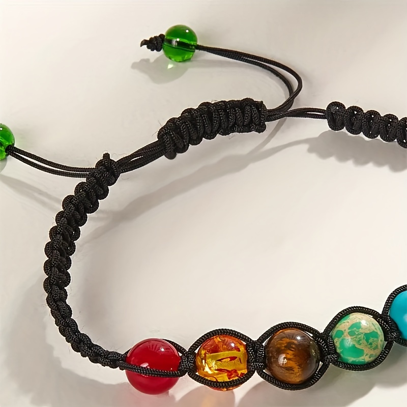 Handmade 7 Chakra Beads Bracelet - Temu