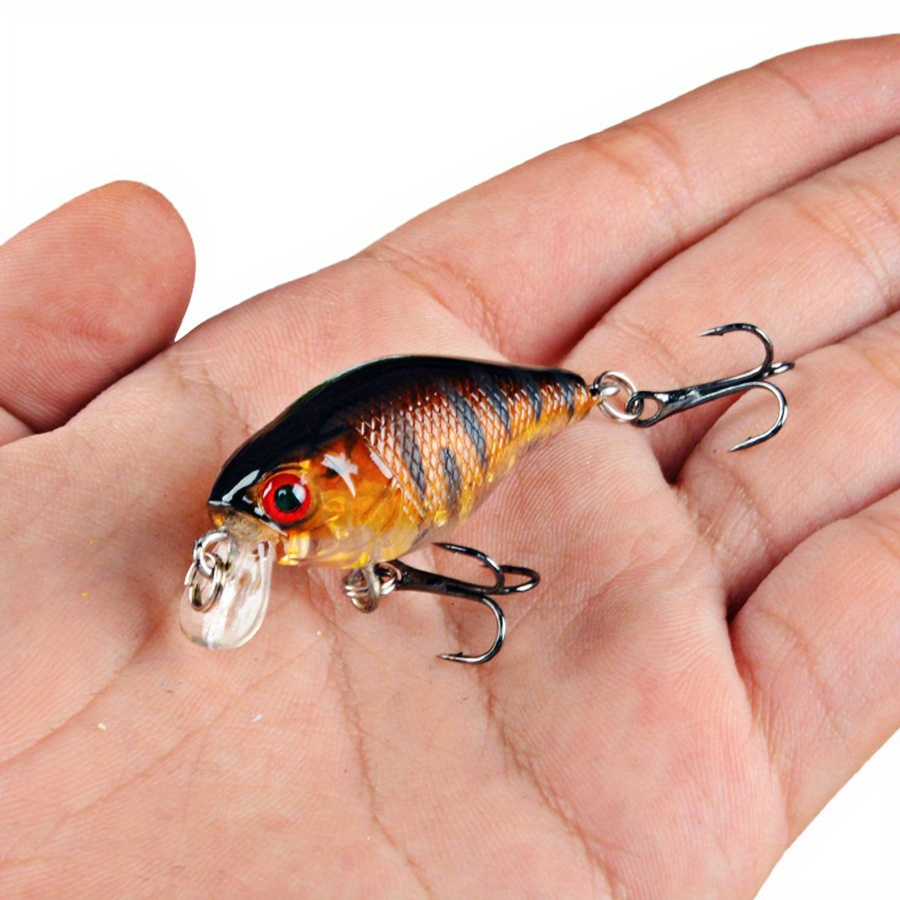 2pcs Simulation Crab Shaped Fishing Lures with Hook Outdoor Fishing Baits  (Brown)