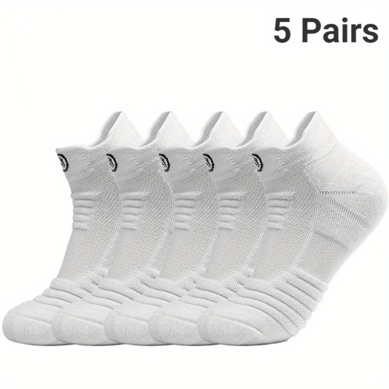 5pairs Breathable Ankle Socks for Men & Women