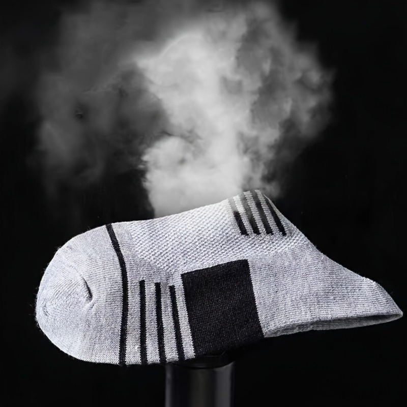 5pairs Breathable Ankle Socks for Men & Women