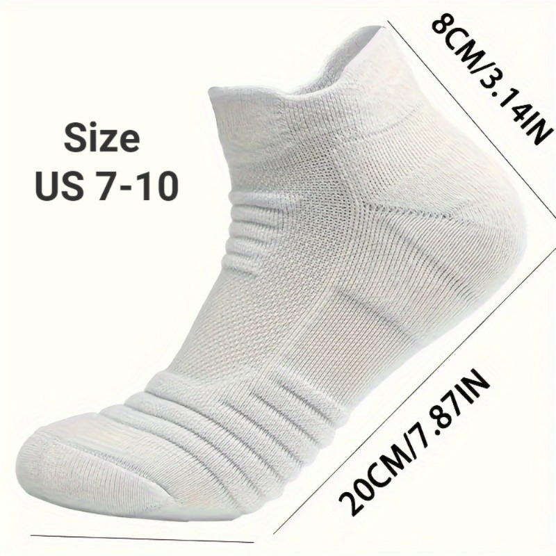5pairs Breathable Ankle Socks for Men & Women