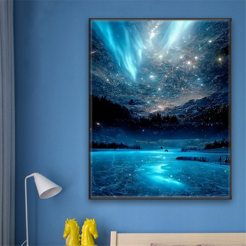 Full Square Diamond Canvas Fantasy Landscape Home Wall Decor - Temu