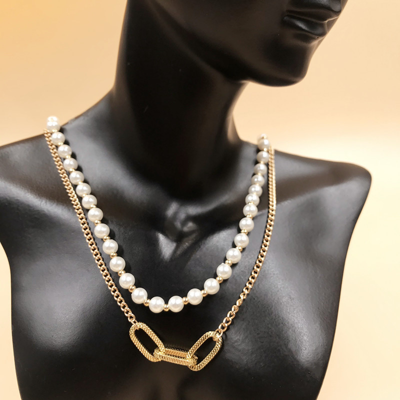 Elegant Imitation Pearl Necklace For Women Simple Knotted - Temu Philippines